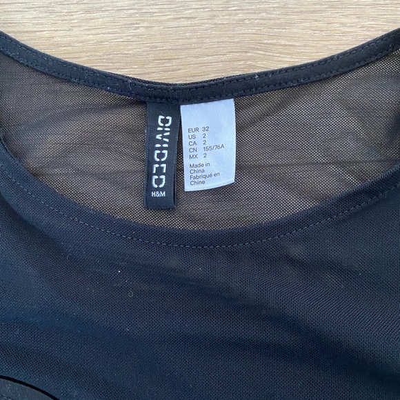 H&M black mini dress - Picture 2 of 5